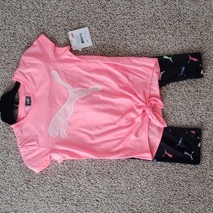 NWT Girls Small puma 2 piece set